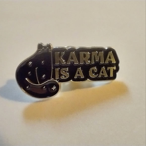 Taylor Swift Jewelry - 🧁 3/$30 Karma Is A Cat Taylor Swift Enamel Pin NEW